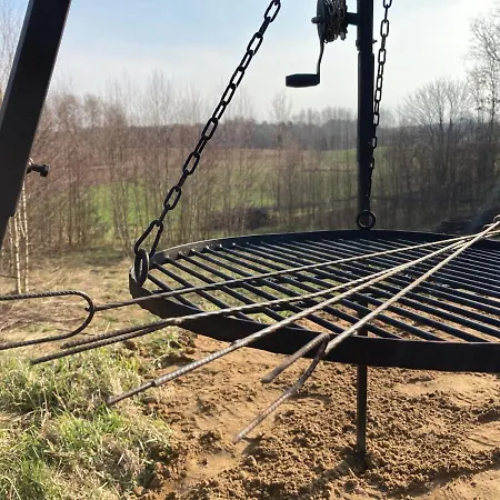 W Brzozach Sznurki Spokojna 1 - Chmielno, Kaszuby, Dom, Jezioro 펜션 흐미엘노