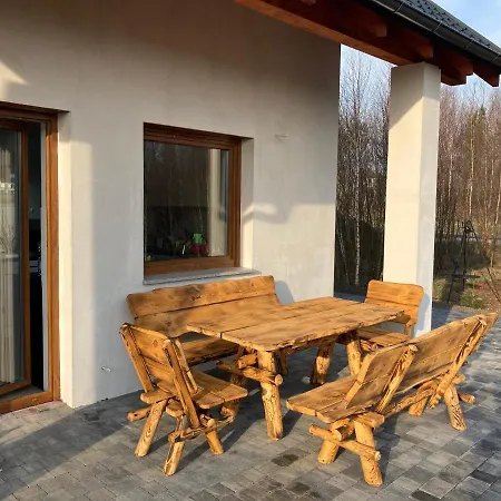 W Brzozach Sznurki Spokojna 1 - Chmielno, Kaszuby, Dom, Jezioro *