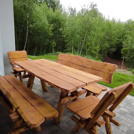 W Brzozach Sznurki Spokojna 1 - Chmielno, Kaszuby, Dom, Jezioro * Chmielno