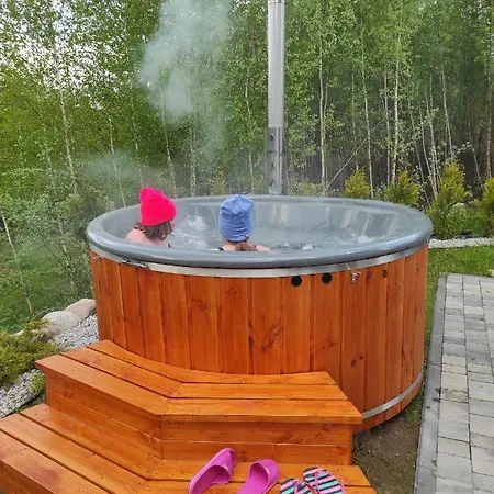 W Brzozach Sznurki Spokojna 1 - Chmielno, Kaszuby, Dom, Jezioro