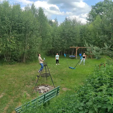 W Brzozach Sznurki Spokojna 1 - Chmielno, Kaszuby, Dom, Jezioro Chmielno