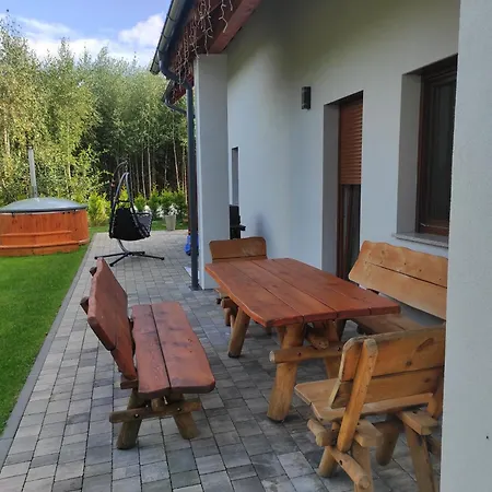 W Brzozach Sznurki Spokojna 1 - Chmielno, Kaszuby, Dom, Jezioro * Chmielno