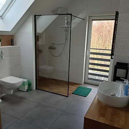 W Brzozach Sznurki Spokojna 1 - Chmielno, Kaszuby, Dom, Jezioro *