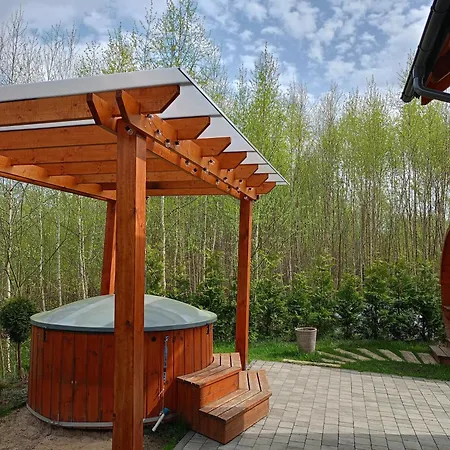 W Brzozach Sznurki Spokojna 1 - Chmielno, Kaszuby, Dom, Jezioro Ferienhaus *