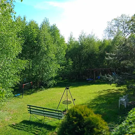 W Brzozach Sznurki Spokojna 1 - Chmielno, Kaszuby, Dom, Jezioro * Chmielno