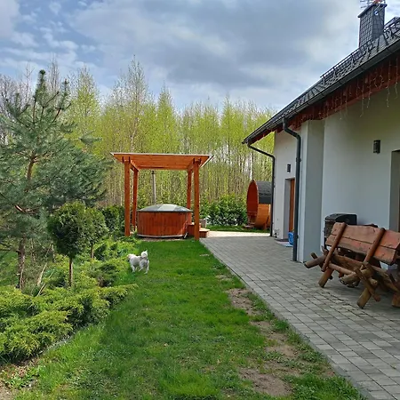 W Brzozach Sznurki Spokojna 1 - Chmielno, Kaszuby, Dom, Jezioro