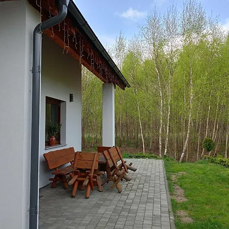 W Brzozach Sznurki Spokojna 1 - Chmielno, Kaszuby, Dom, Jezioro Semesterbostad