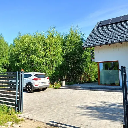 W Brzozach Sznurki Spokojna 1 - Chmielno, Kaszuby, Dom, Jezioro Semesterbostad Chmielno