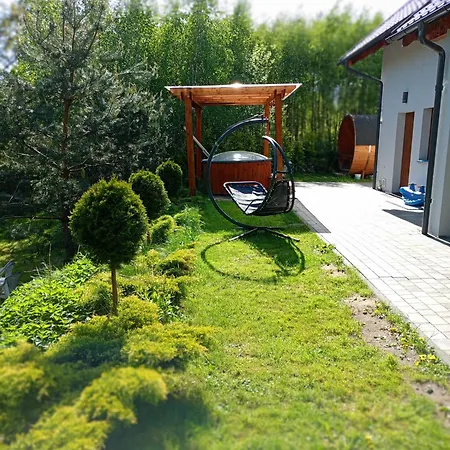 W Brzozach Sznurki Spokojna 1 - Chmielno, Kaszuby, Dom, Jezioro