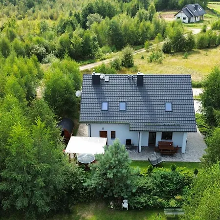 W Brzozach Sznurki Spokojna 1 - Chmielno, Kaszuby, Dom, Jezioro Chmielno