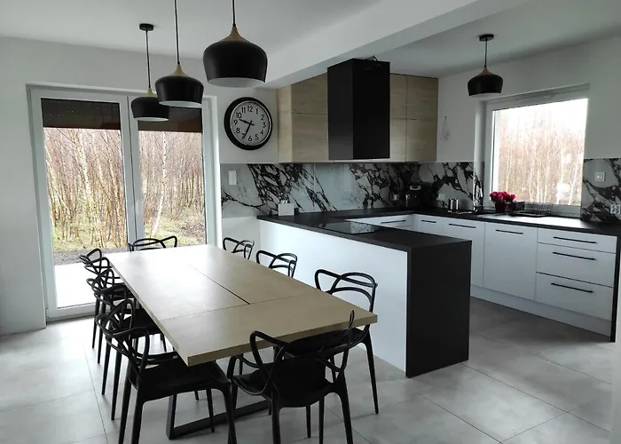 Semesterbostad W Brzozach Sznurki Spokojna 1 - Chmielno, Kaszuby, Dom, Jezioro