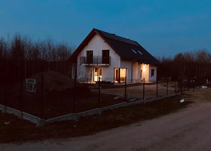 Semesterbostad W Brzozach Sznurki Spokojna 1 - Chmielno, Kaszuby, Dom, Jezioro *