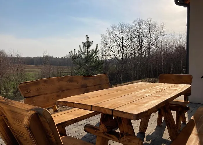 W Brzozach Sznurki Spokojna 1 - Chmielno, Kaszuby, Dom, Jezioro Semesterbostad *