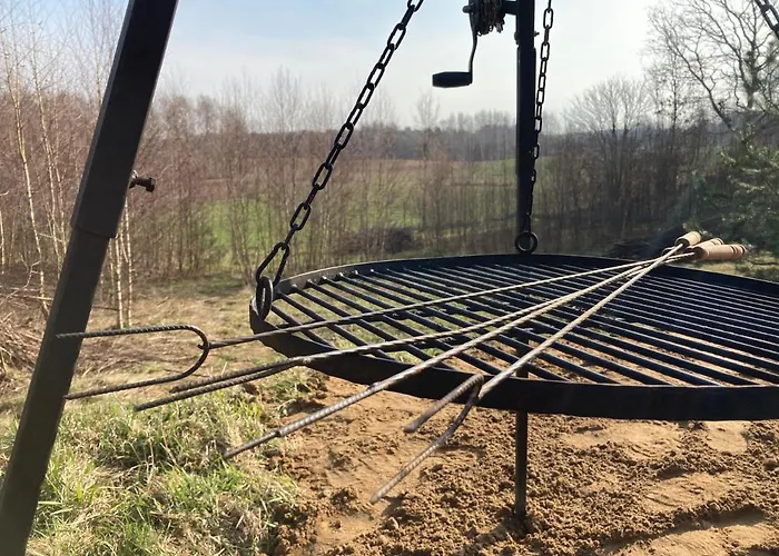 W Brzozach Sznurki Spokojna 1 - Chmielno, Kaszuby, Dom, Jezioro Semesterbostad Chmielno