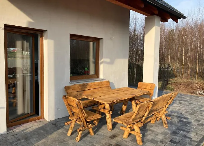 W Brzozach Sznurki Spokojna 1 - Chmielno, Kaszuby, Dom, Jezioro *