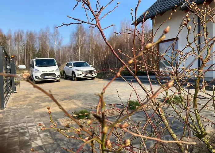 W Brzozach Sznurki Spokojna 1 - Chmielno, Kaszuby, Dom, Jezioro * Chmielno