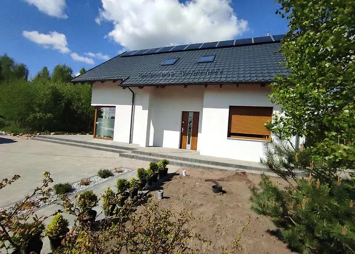 W Brzozach Sznurki Spokojna 1 - Chmielno, Kaszuby, Dom, Jezioro Semesterbostad