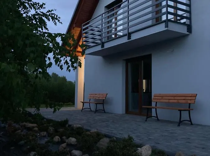 W Brzozach Sznurki Spokojna 1 - Chmielno, Kaszuby, Dom, Jezioro Chmielno