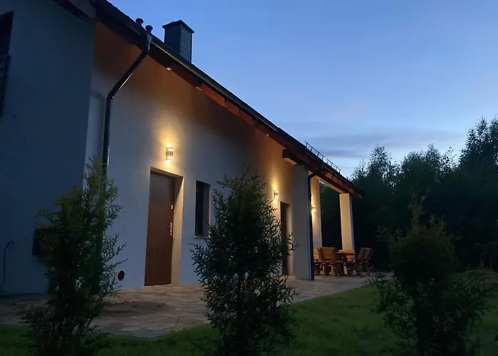 W Brzozach Sznurki Spokojna 1 - Chmielno, Kaszuby, Dom, Jezioro Semesterbostad Chmielno