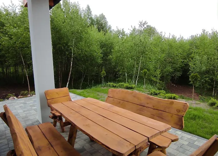 Semesterbostad W Brzozach Sznurki Spokojna 1 - Chmielno, Kaszuby, Dom, Jezioro *