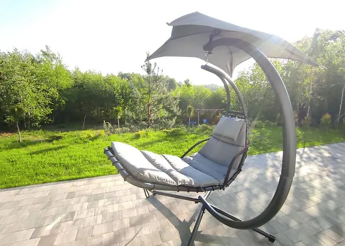 W Brzozach Sznurki Spokojna 1 - Chmielno, Kaszuby, Dom, Jezioro Semesterbostad Chmielno