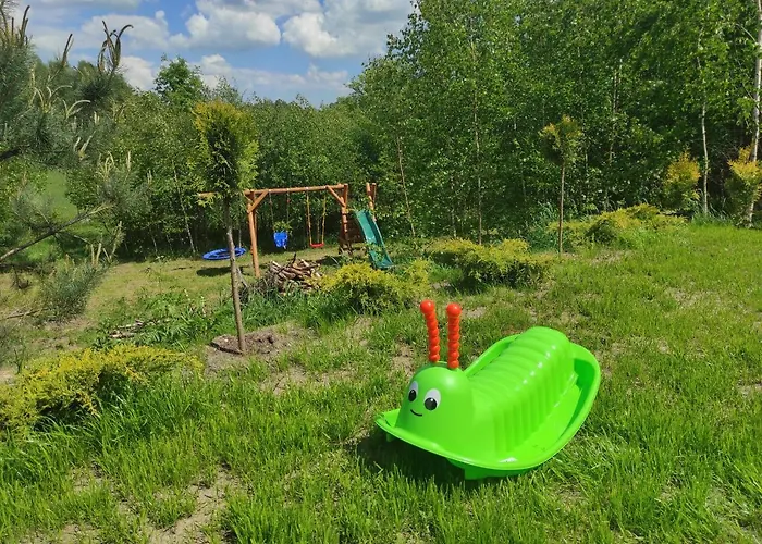 Semesterbostad W Brzozach Sznurki Spokojna 1 - Chmielno, Kaszuby, Dom, Jezioro *