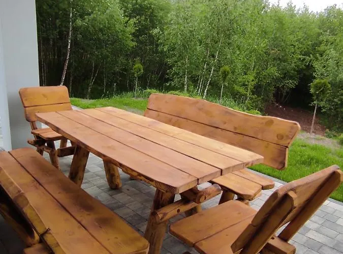 W Brzozach Sznurki Spokojna 1 - Chmielno, Kaszuby, Dom, Jezioro * Chmielno