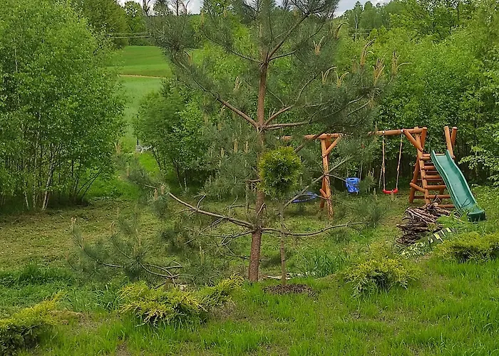 Semesterbostad W Brzozach Sznurki Spokojna 1 - Chmielno, Kaszuby, Dom, Jezioro