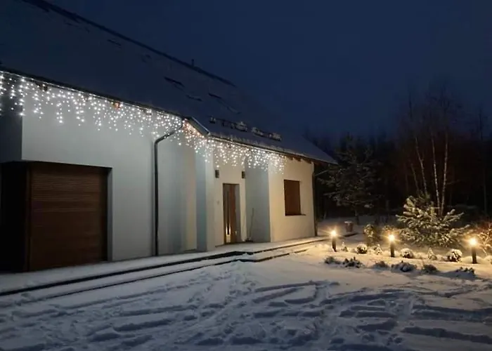 W Brzozach Sznurki Spokojna 1 - Chmielno, Kaszuby, Dom, Jezioro *