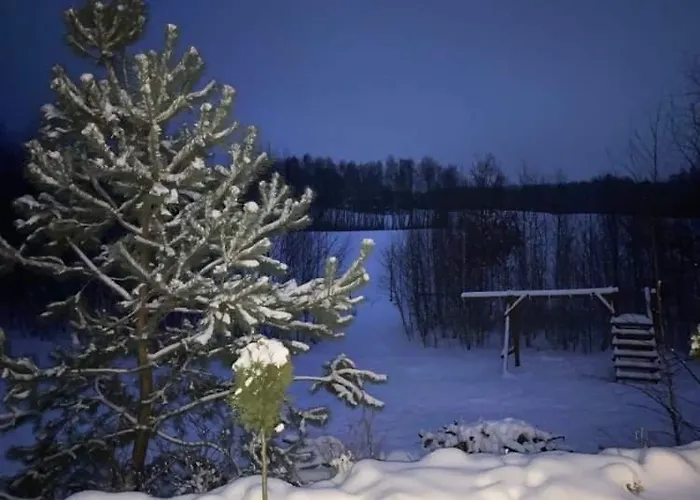 Semesterbostad W Brzozach Sznurki Spokojna 1 - Chmielno, Kaszuby, Dom, Jezioro *
