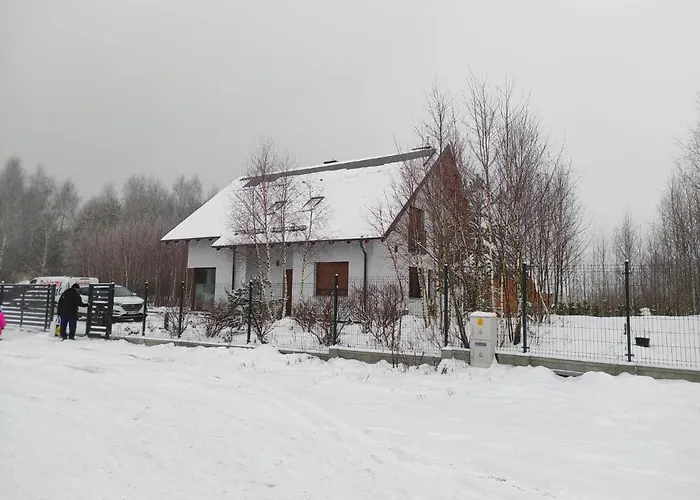 W Brzozach Sznurki Spokojna 1 - Chmielno, Kaszuby, Dom, Jezioro Chmielno