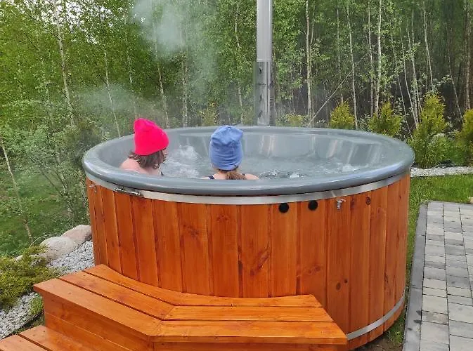 W Brzozach Sznurki Spokojna 1 - Chmielno, Kaszuby, Dom, Jezioro