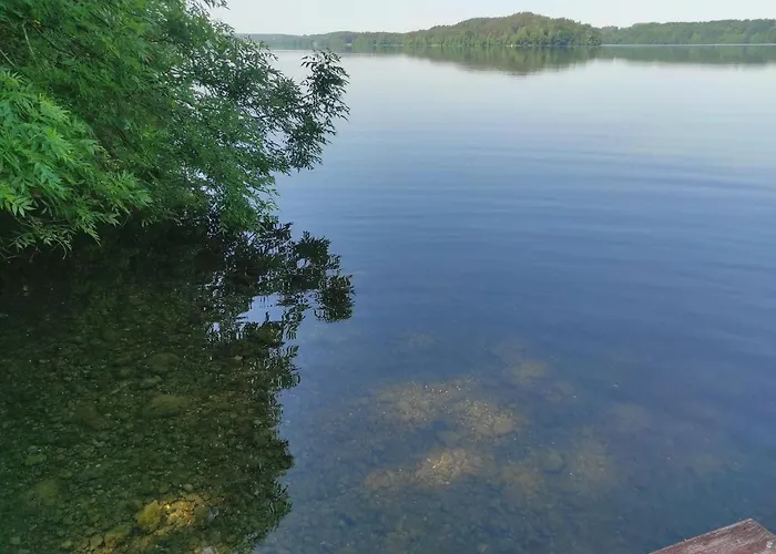 Semesterbostad W Brzozach Sznurki Spokojna 1 - Chmielno, Kaszuby, Dom, Jezioro