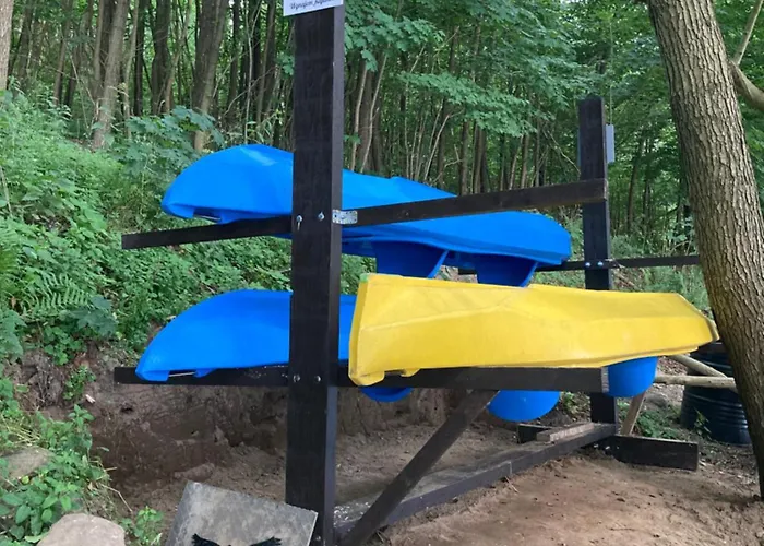 W Brzozach Sznurki Spokojna 1 - Chmielno, Kaszuby, Dom, Jezioro Ferienhaus *