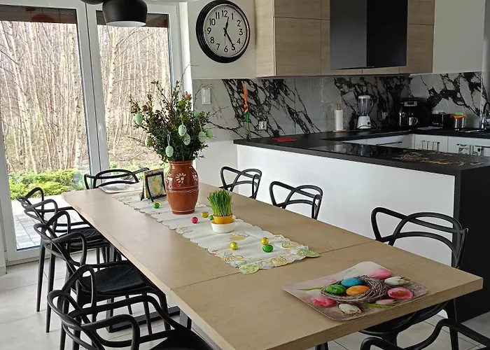 W Brzozach Sznurki Spokojna 1 - Chmielno, Kaszuby, Dom, Jezioro Chmielno