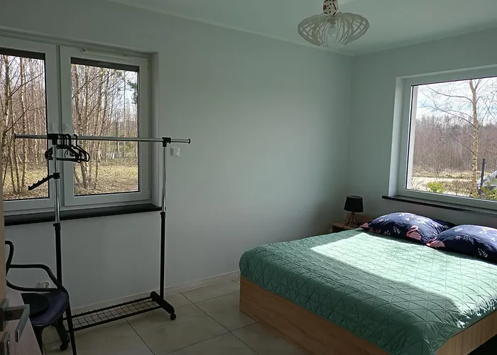 Semesterbostad W Brzozach Sznurki Spokojna 1 - Chmielno, Kaszuby, Dom, Jezioro *