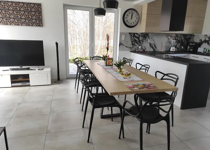 Semesterbostad W Brzozach Sznurki Spokojna 1 - Chmielno, Kaszuby, Dom, Jezioro Chmielno